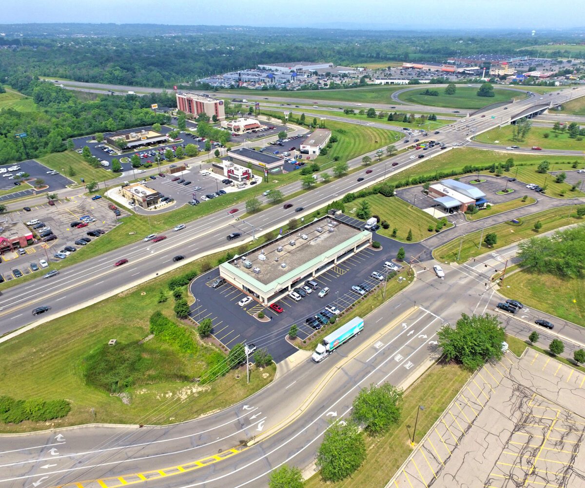 Shoppes of Cobblewood Aerial View