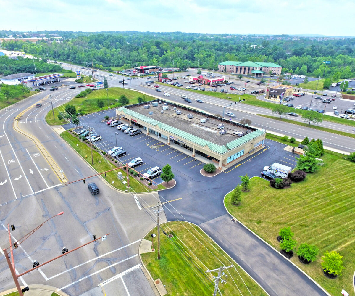 Shoppes of Cobblewood Aerial View