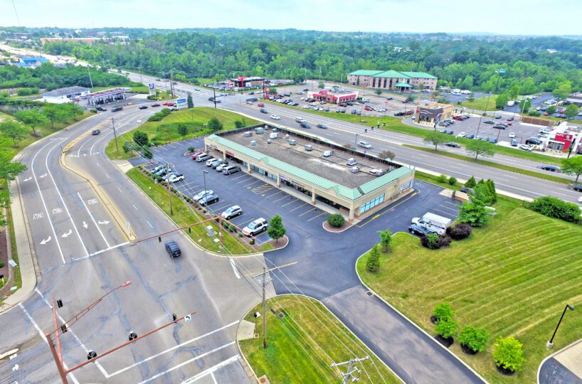 Shoppes of Cobblewood Aerial View